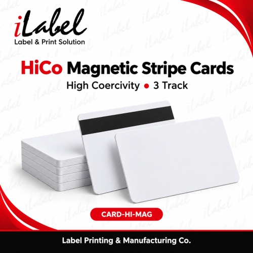 HiCo Magnetic Stripe Blank Cards – 3 Track